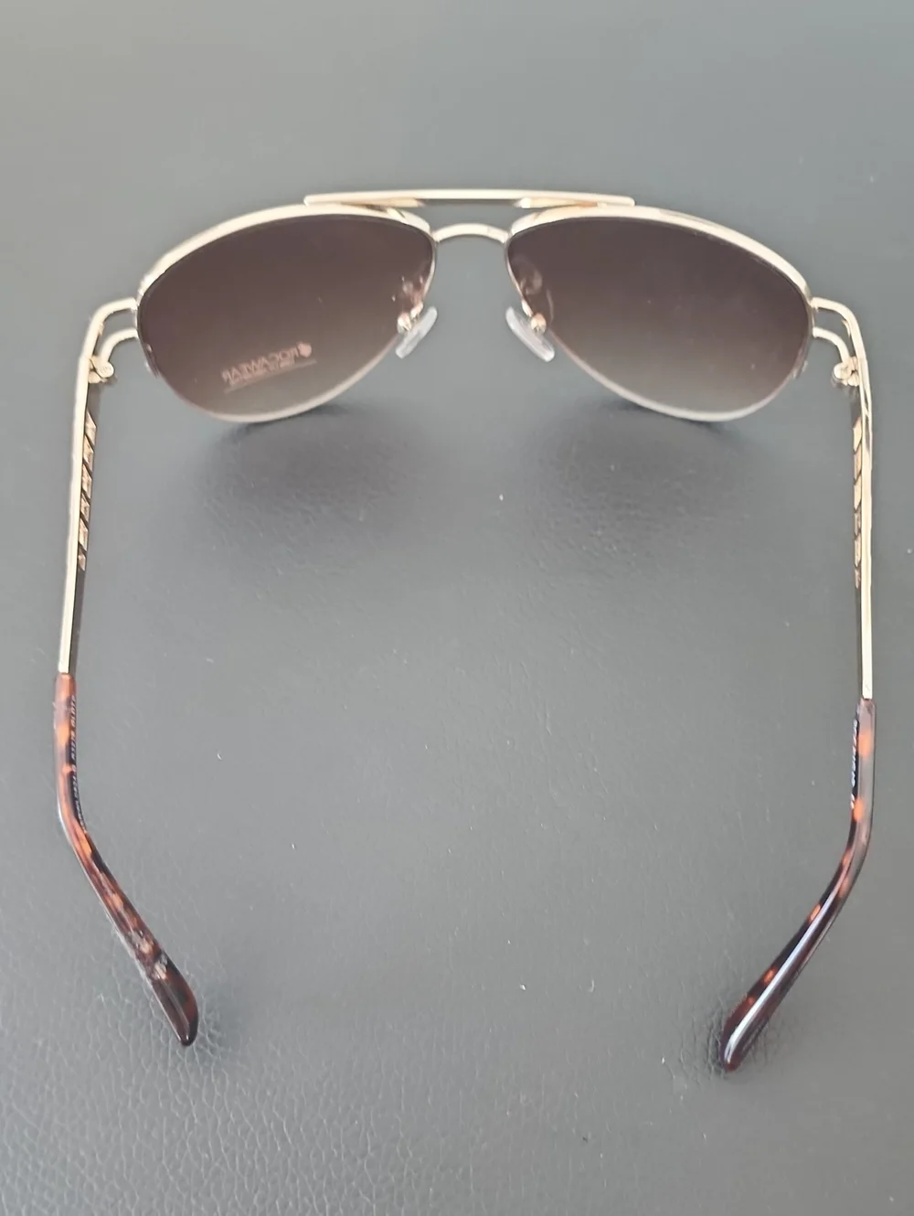 Rocawear Men’s Aviator Sunglasses — Rose Gold Frame with Brown Lenses